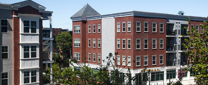 A condominium building located in Connecticut